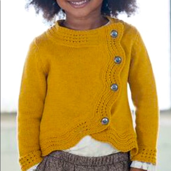 Persnickety Other - Persnickety Mustard Girls Sweater - Size 4